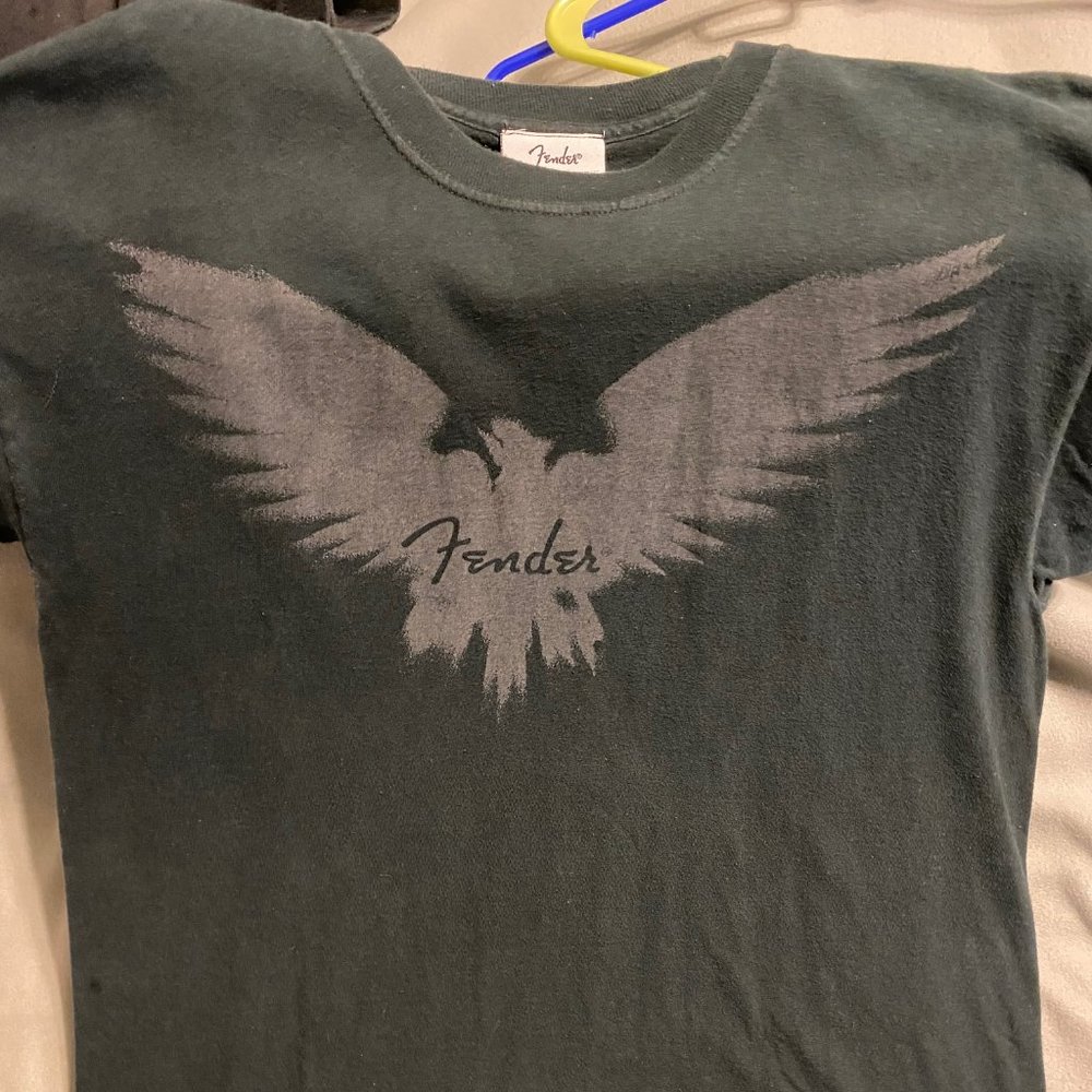 Fender Men's T-Shirt, Size L, Black